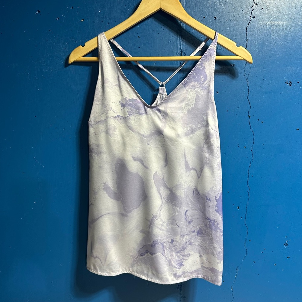 Lavender Marble Women's stars above top size S NWT